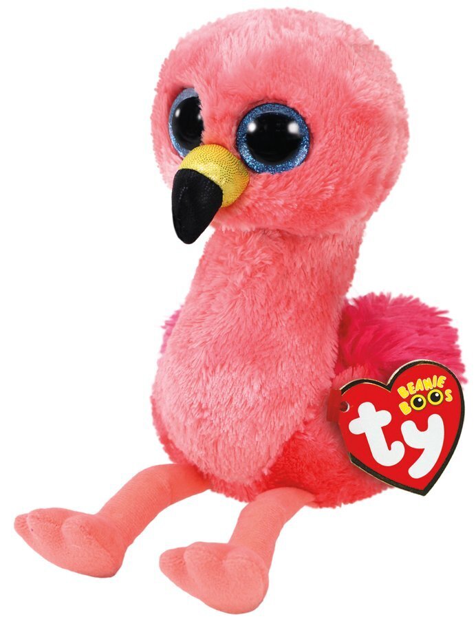 Pehmolelu TY Beanie Boos GILDA-vaaleanpunainen flamingo 15 cm, 36848 hinta ja tiedot | Pehmolelut | hobbyhall.fi