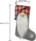 2kpl joulusukat, 17,7 x 7,87 tuumaa partaruudullinen punainen harmaa kasvoton nukke joulusukat Rudolph Print Xmas -sukat Sukat Lahjakassi Riipussukka Hot Snowman Decorations hinta ja tiedot | Joulukoristeet | hobbyhall.fi