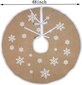 Burlap Tree Hame Snowflakes Tree Matilla 48 tuuman joulukuusen hameet hinta ja tiedot | Joulukoristeet | hobbyhall.fi