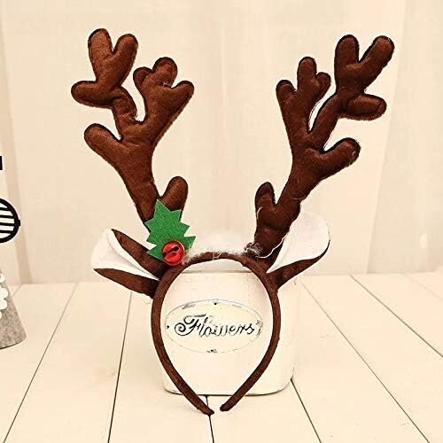 Reindeer Antlers Hair Band - joulutarvike aikuisille ja lapsille kahdessa osassa, täydellinen jouluksi hinta ja tiedot | Joulukoristeet | hobbyhall.fi