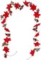 Berry Christmas Garland, Keinotekoinen joulutähti seppele punaisilla marjoilla ja Holly Leaves joulu hinta ja tiedot | Joulukoristeet | hobbyhall.fi