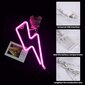 Lightning Neon, LED Lightning Shape Neon Sign, Neon Akku/USB hinta ja tiedot | Seinävalaisimet | hobbyhall.fi