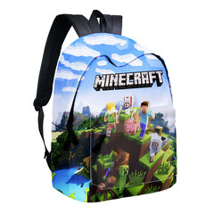 Minecraft Square People -koululaukku lapsille, sininen hinta ja tiedot | Koulureput ja -laukut | hobbyhall.fi