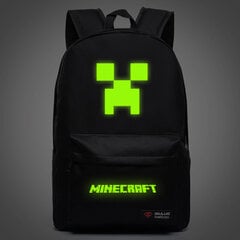 Minecraft Kids Opiskelijan koululaukku Reppu Matkareppu Musta hinta ja tiedot | Koulureput ja -laukut | hobbyhall.fi