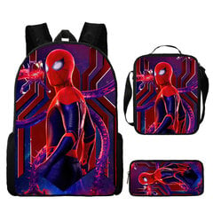 Marvel Spiderman koululaukku iso reppu kolmiosainen setti hinta ja tiedot | Koulureput ja -laukut | hobbyhall.fi