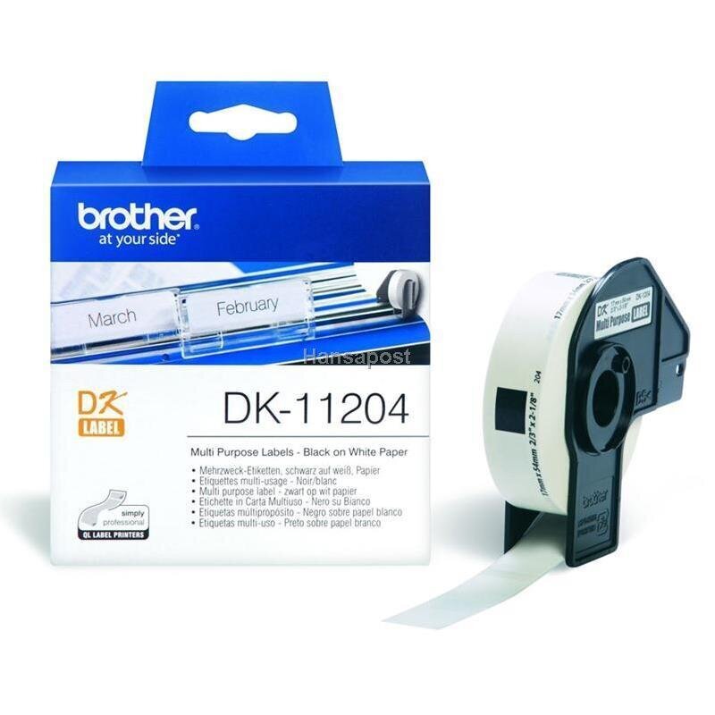 Brother DK-11204 DK11204 hinta ja tiedot | Tulostustarvikkeet | hobbyhall.fi