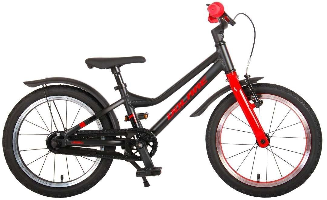 Volare Blaster lasten polkupyörä, punainen-musta, 16 hinta ja tiedot | Polkupyörät | hobbyhall.fi