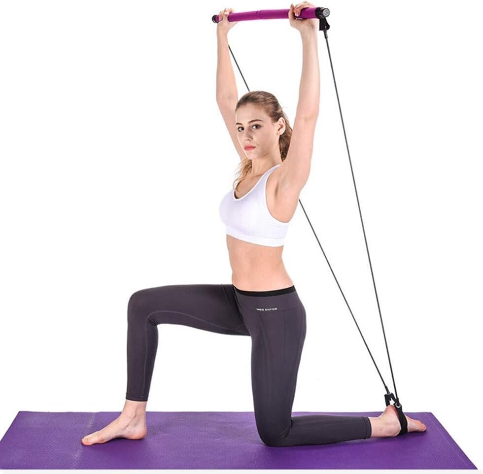 Kannettava Pilates Bar Kit Resistance Band Yoga Pilates Stick hinta ja tiedot | Joogatarvikkeet | hobbyhall.fi