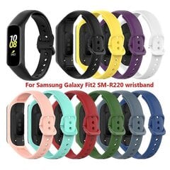 Älykellon Silikoniranneke Samsung Galaxy Fit 2 Sm-R220 Miesten Naisten Ranneke Smart_blue hinta ja tiedot | Miesten kellot | hobbyhall.fi