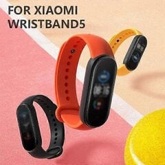 Universaali Älykäs Rannekoru Mi Band 5 -Hihnan Vaihtohihnalle, Silikonirannekkeelle_A01 hinta ja tiedot | Miesten kellot | hobbyhall.fi