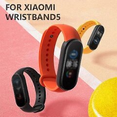 Universaali Älykäs Rannekoru Mi Band 5 -Hihnan Vaihtohihnalle, Silikonirannekkeelle_A17 hinta ja tiedot | Miesten kellot | hobbyhall.fi