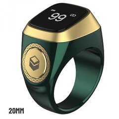 5 Rukous Digital Tasbeeh Iqibla Vedenpitävä Smart Zikr Ring Time Vibration Muistutus_A04 hinta ja tiedot | Miesten kellot | hobbyhall.fi