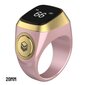 5 Rukous Digital Tasbeeh Iqibla Vedenpitävä Smart Zikr Ring Time Vibration Muistutus_A05 hinta ja tiedot | Miesten kellot | hobbyhall.fi