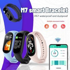 M7 Smart Watch Hd Iso Näyttö Syke Verenpaine Veren Happi Ip67 Vedenpitävä_blue hinta ja tiedot | Miesten kellot | hobbyhall.fi