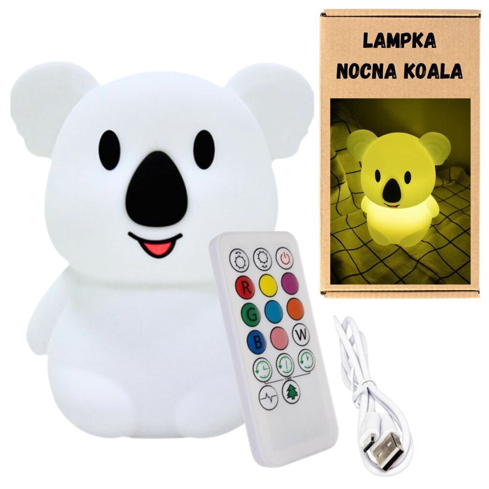 Yölamppu Koala, valkoinen hinta ja tiedot | Taskulamput ja valonheittimet | hobbyhall.fi