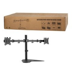 Logilink Dual Monitor Stand BP0099 Desk hinta ja tiedot | Näyttötelineet | hobbyhall.fi