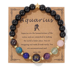 Constellation Rannekoru, Healing Jade Beads Rannekoru, Vesimies hinta ja tiedot | Rannekorut | hobbyhall.fi