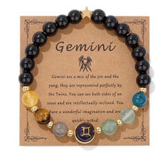 Constellation Rannekoru, Healing Jade Beads -rannekoru, Kaksoset hinta ja tiedot | Rannekorut | hobbyhall.fi