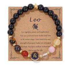 Constellation Rannekoru, Healing Jade Beads -rannekoru, Leo hinta ja tiedot | Rannekorut | hobbyhall.fi