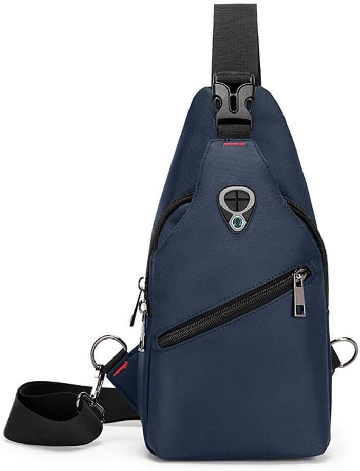 Herren Sling Bag Schleuder Tasche Schulterrucksack Segeltuch hinta ja tiedot | Miesten reput ja laukut | hobbyhall.fi