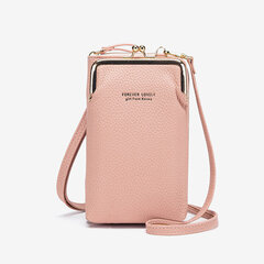 Naisten puhelinlaukku Crossbody puhelinpussi Mini matkapuhelimen kukkaro Olkalaukku Lompakko, vaaleanpunainen hinta ja tiedot | Naisten laukut | hobbyhall.fi