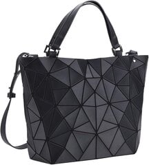 Käsilaukut Naisten geometrinen laukku Mattamusta Naisten laukku Olkalaukut Crossbody Laukut naisille (mattamusta) hinta ja tiedot | Naisten laukut | hobbyhall.fi