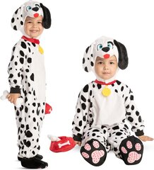 Dalmatianpentuasu vauvalle, Halloween-juhliin, valkoinen, M (12-18 kuukautta) hinta ja tiedot | Miesten korut | hobbyhall.fi