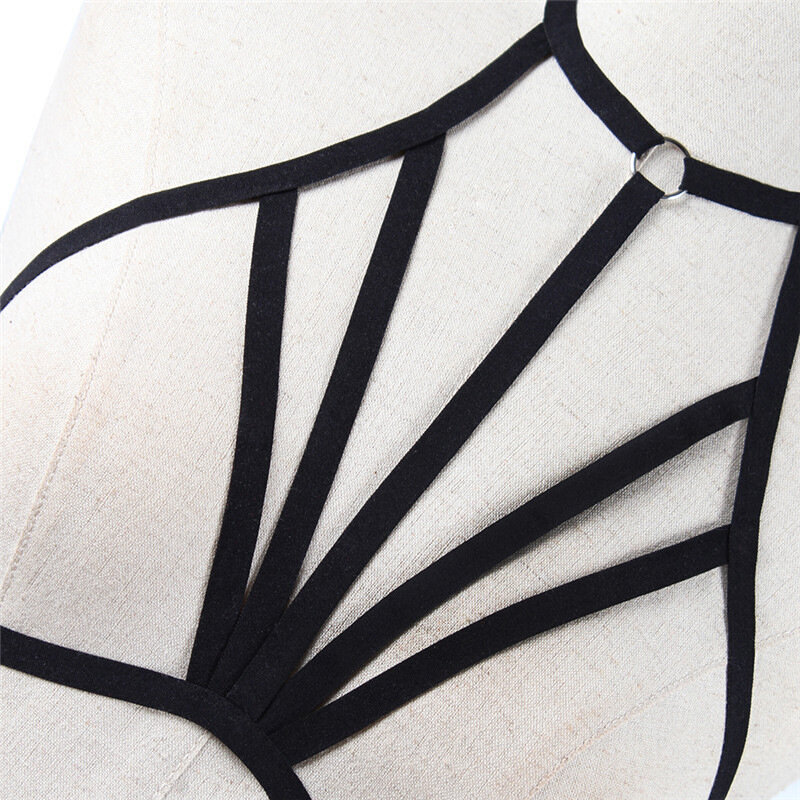 Elastinen side Goth Cage BRA TOP -vartalovaljaat Cross Cro hinta ja tiedot | Miesten korut | hobbyhall.fi