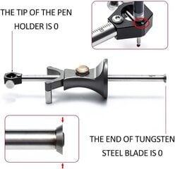 Linear Arc Scribe -työkalu, kaksikäyttöinen tee-se-itse Piirrä ympyräkirjailija hinta ja tiedot | Maalaustarvikkeet | hobbyhall.fi