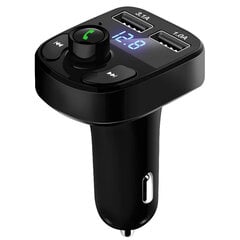 X8 Bluetooth-autovastaanotinlähetin - kaksois-USB-autolaturi hinta ja tiedot | Sähköiset lisätarvikkeet | hobbyhall.fi