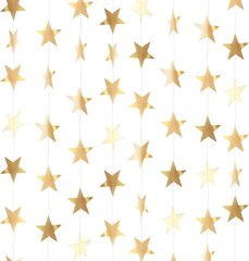 130 jalkaa Glitter Star Paper Seppele Banneri Riippuva Koriste valmistumisluokkaan onnittelut hinta ja tiedot | Taulut | hobbyhall.fi