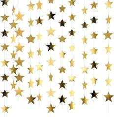 130 jalkaa Glitter Star Paper Seppele Banneri Riippuva Koriste valmistumisluokkaan onnittelut hinta ja tiedot | Taulut | hobbyhall.fi