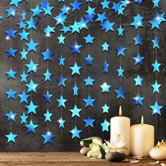 130 jalkaa Glitter Star Paper Seppele Banneri Riippuva Koriste valmistumisluokkaan onnittelut hinta ja tiedot | Taulut | hobbyhall.fi