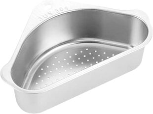 Colander Sink Säilytysteline, Kolmion muotoinen viemärihyllyn tyhjennysallas hinta ja tiedot | Hyllytarvikkeet | hobbyhall.fi