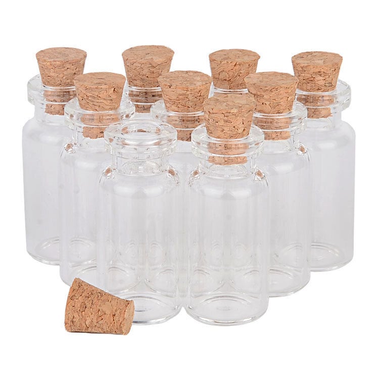 10 kpl Mini Mason Jar Bead Korut Mason Jar Säilytys hinta ja tiedot | Hyllytarvikkeet | hobbyhall.fi