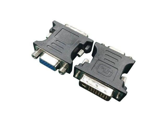 Gembird-sovitin DVI-A / VGA (24M / 15F) musta hinta ja tiedot | Adapterit | hobbyhall.fi