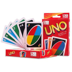 UNO Poker Lautapeli Korttipeli Moninpeli Party Fun Game hinta ja tiedot | Lautapelit ja älypelit | hobbyhall.fi