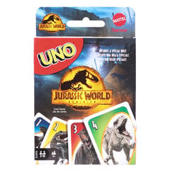 UNO Jurassic World 3 Solitaire, juhlien moninpeli hinta ja tiedot | Lautapelit ja älypelit | hobbyhall.fi