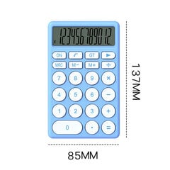 Vakiolaskin 12-numeroisella suurella LCD-näytöllä suurilla painikkeilla pöytälaskin, violetti hinta ja tiedot | Toimistotarvikkeet | hobbyhall.fi