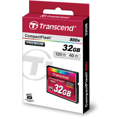 Transcend TS32GCF800 CompactFlash 32GB hinta ja tiedot | Transcend Puhelimet, älylaitteet ja kamerat | hobbyhall.fi