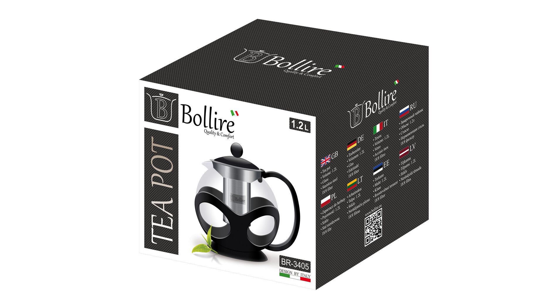 Bollire-teekannu, 1,2 l hinta ja tiedot | Kahvipannut ja teekannut | hobbyhall.fi