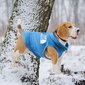 Talvi ulkoilu koiran vaatteet Fleece koiran liivi takki pienille keskikokoisille koirille Ranskanbulldogin koiranpentu koiran kissan vaatteet kiristysnyörillä Lake blue S hinta ja tiedot | Koiran vaatteet | hobbyhall.fi