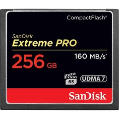 SANDISK 256GB CF Extreme Pro 160MB/s VPG muistitikku hinta ja tiedot | Sandisk Kamerat ja tarvikkeet | hobbyhall.fi
