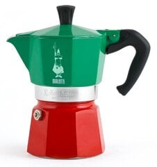 Bialetti Moka Express Italia -espressokeitin 6 kupille hinta ja tiedot | Bialetti Ruokailuvälineet ja keittiötarvikkeet | hobbyhall.fi