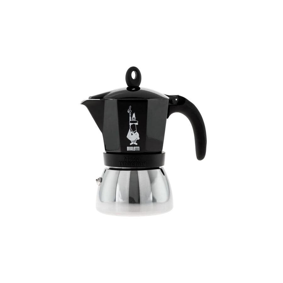 Bialetti Moka Induction Black 4 kupin mutteripannu hinta ja tiedot | Kahvipannut ja teekannut | hobbyhall.fi