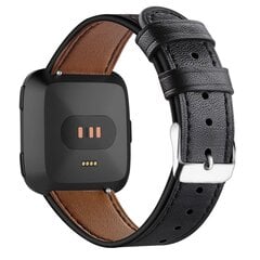 Balltail-nahkahihna Fitbit Versa 2:lle/Versa-Blackille hinta ja tiedot | Älykellojen ja aktiivisuusrannekkeiden lisätarvikkeet | hobbyhall.fi