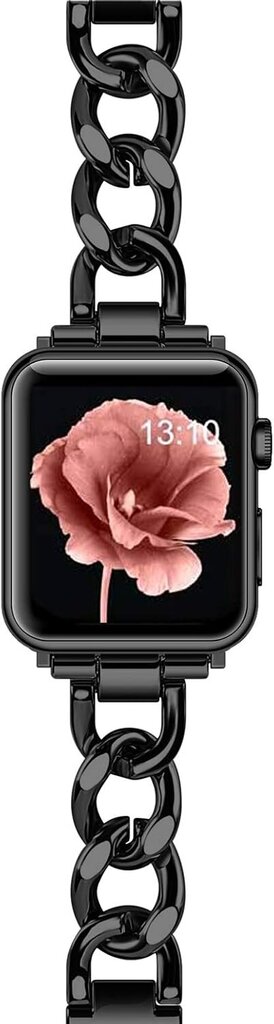 Ruostumattomasta teräksestä valmistettu ranneke Apple Watchin rannekkeelle 42mm 44mm hinta ja tiedot | Älykellojen ja aktiivisuusrannekkeiden lisätarvikkeet | hobbyhall.fi