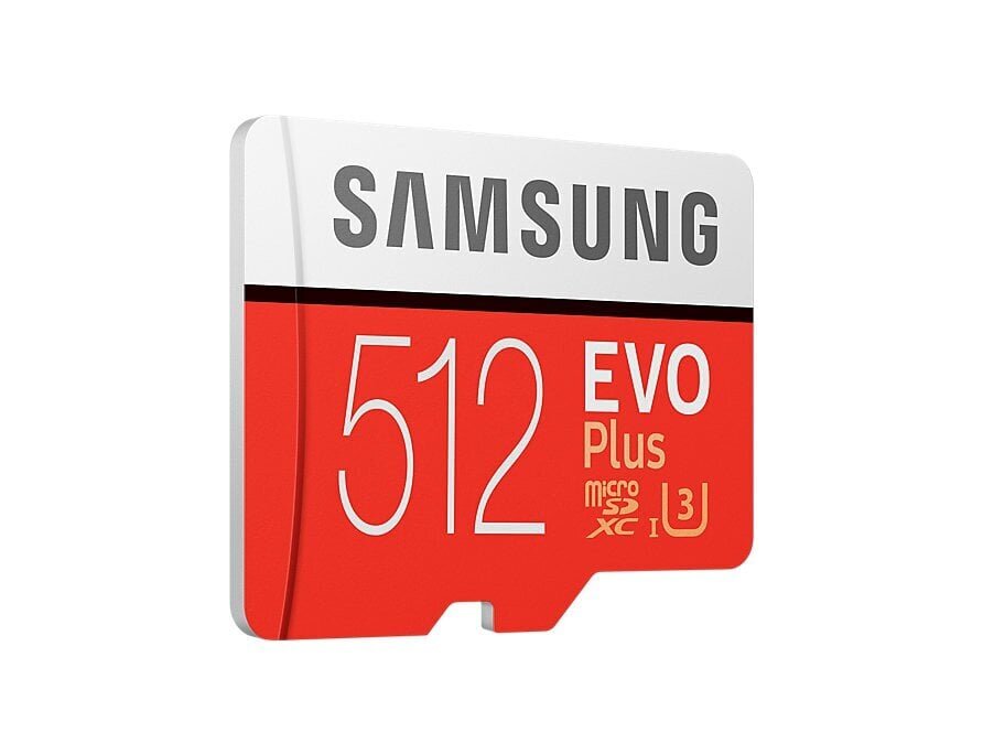 Samsung microSD Card Evo Plus 512 GB, Mi hinta ja tiedot | Kameran muistikortit | hobbyhall.fi