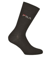 Klassiset unisex-sukat FILA F9630 pitkät mustat, 3 paria hinta ja tiedot | Miesten sukat | hobbyhall.fi