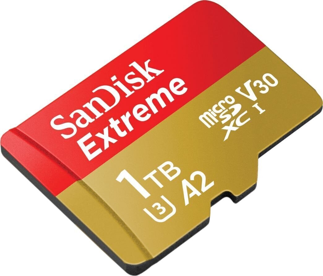 SanDisk Extreme MicroSDXC 1 TB (+ SD-sovitin) hinta ja tiedot | Kameran muistikortit | hobbyhall.fi